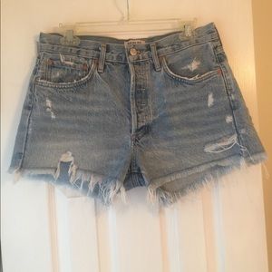 Agolde Parker vintage cut-off swapmeet shorts